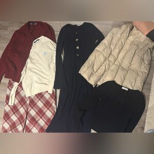 Winter Package: 6 pieces, Ralph Lauren, BABTON, Fit US S to M